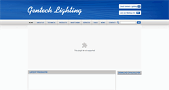 Desktop Screenshot of gentechlighting.com.au